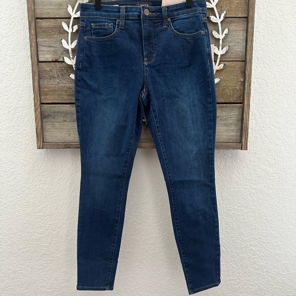 NYDJ Ami‎ Dark Blue Skinny-Legging Women's Jeans size 6 Petite NWT